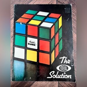 Rubik's Cube: The IDEAL Solution VTG 1981  How to Solve Instructions Manual